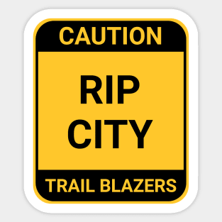 RIP CITY Sticker